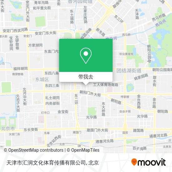 天津市汇润文化体育传播有限公司地图