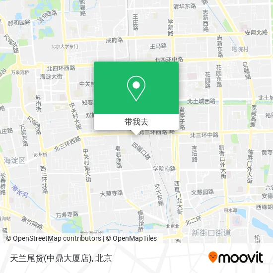 天兰尾货(中鼎大厦店)地图
