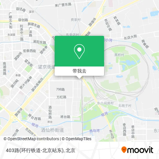 403路(环行铁道-北京站东)地图