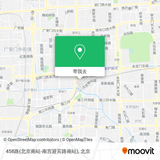 458路(北京南站-南宫迎宾路南站)地图
