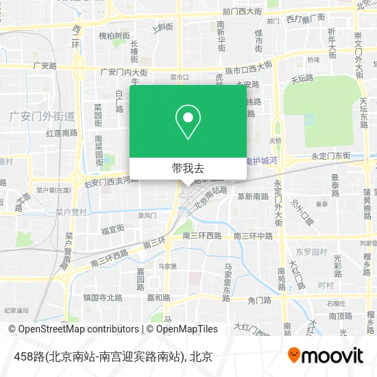 458路(北京南站-南宫迎宾路南站)地图