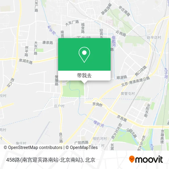 458路(南宫迎宾路南站-北京南站)地图
