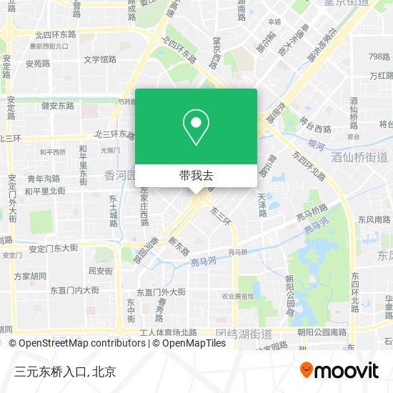 三元东桥入口地图