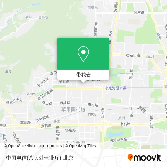 中国电信(八大处营业厅)地图