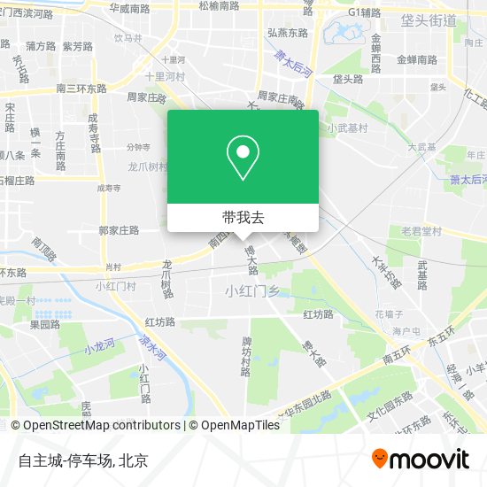 自主城-停车场地图