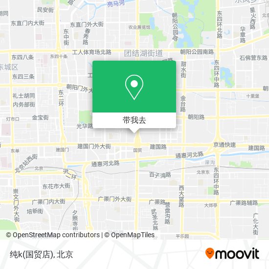 纯k(国贸店)地图