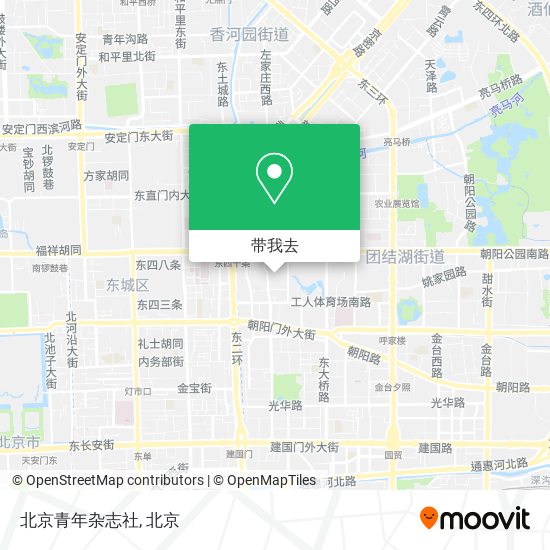 北京青年杂志社地图