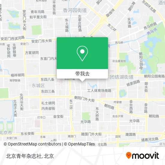 北京青年杂志社地图