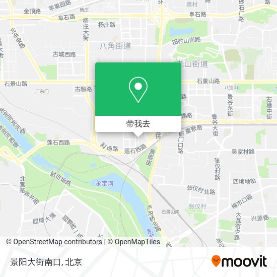 景阳大街南口地图