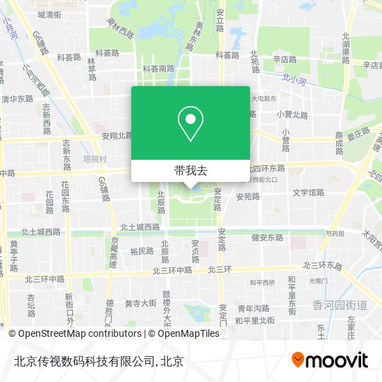北京传视数码科技有限公司地图