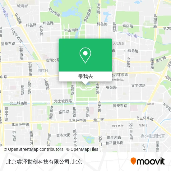 北京睿泽世创科技有限公司地图
