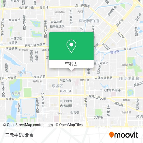 三元牛奶地图