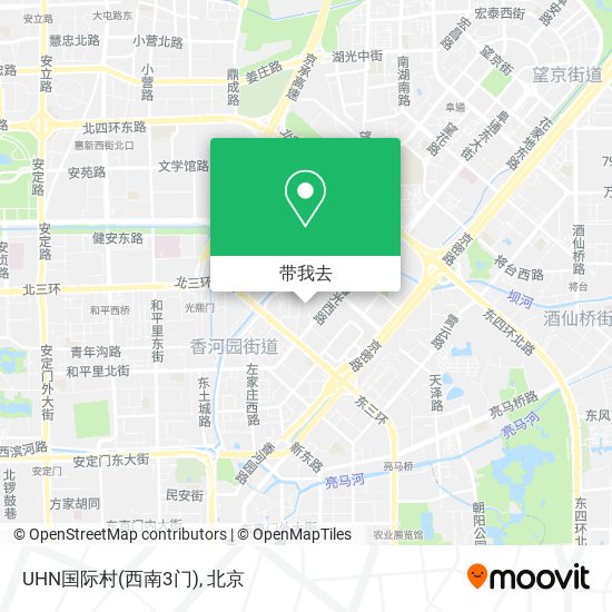 UHN国际村(西南3门)地图