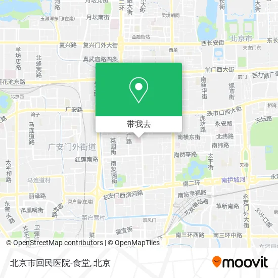 北京市回民医院-食堂地图