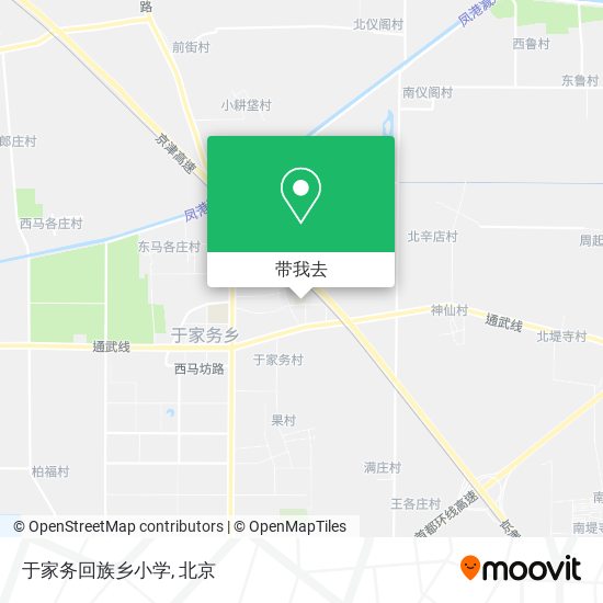 于家务回族乡小学地图