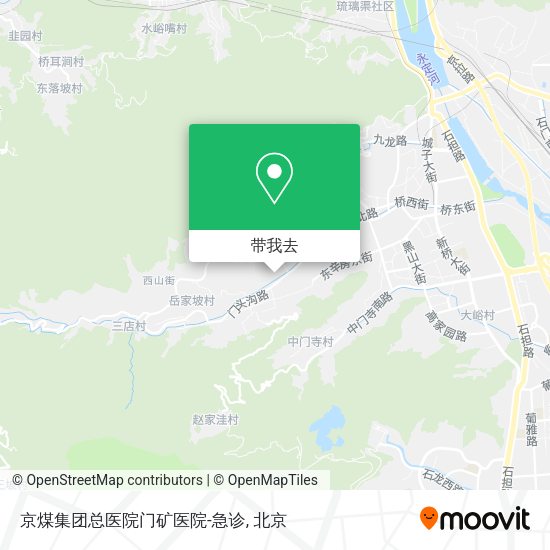 京煤集团总医院门矿医院-急诊地图