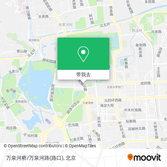 万泉河桥/万泉河路(路口)地图