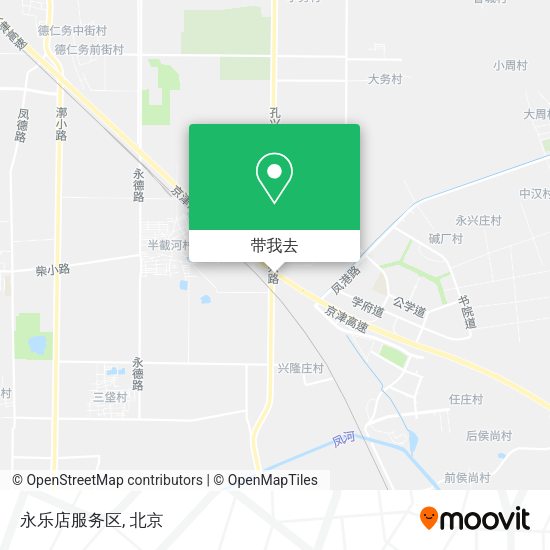永乐店服务区地图