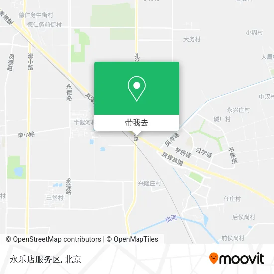 永乐店服务区地图