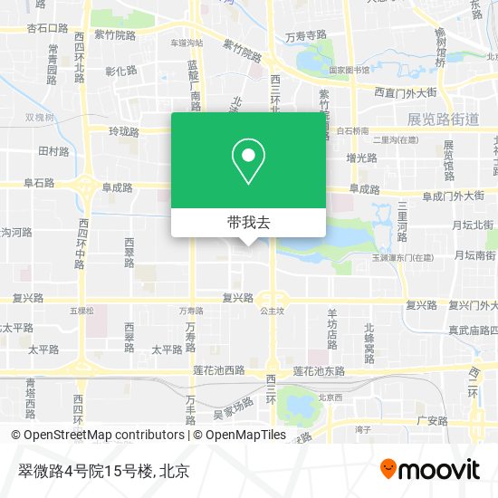 翠微路4号院15号楼地图