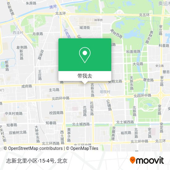 志新北里小区-15-4号地图
