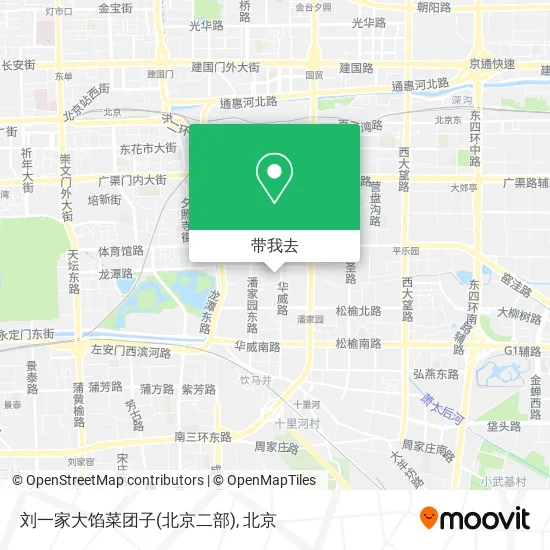 刘一家大馅菜团子(北京二部)地图