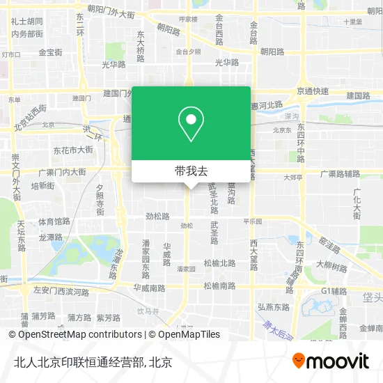 北人北京印联恒通经营部地图