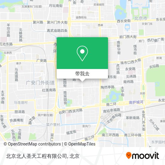 北京北人圣天工程有限公司地图
