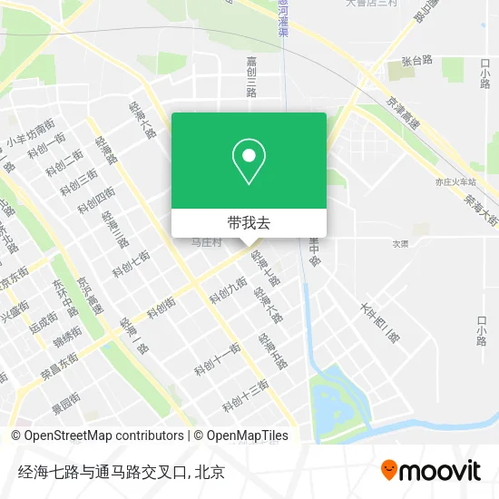 经海七路与通马路交叉口地图