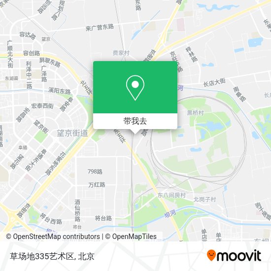 草场地335艺术区地图