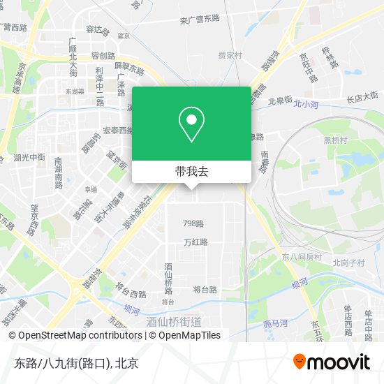 东路/八九街(路口)地图
