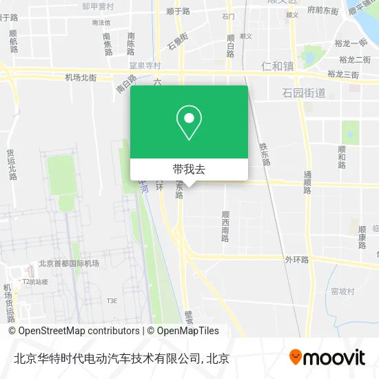 北京华特时代电动汽车技术有限公司地图
