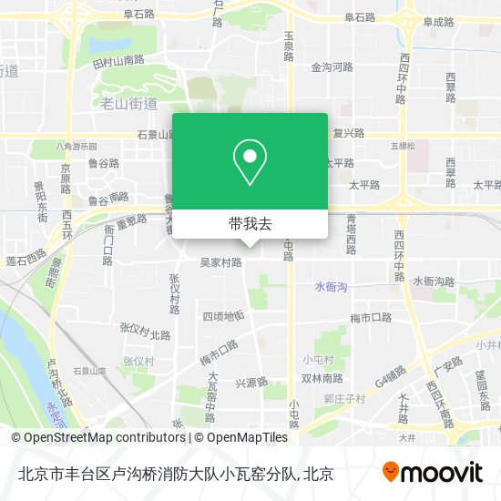 北京市丰台区卢沟桥消防大队小瓦窑分队地图