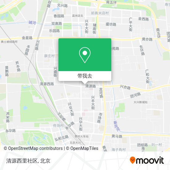 清源西里社区地图