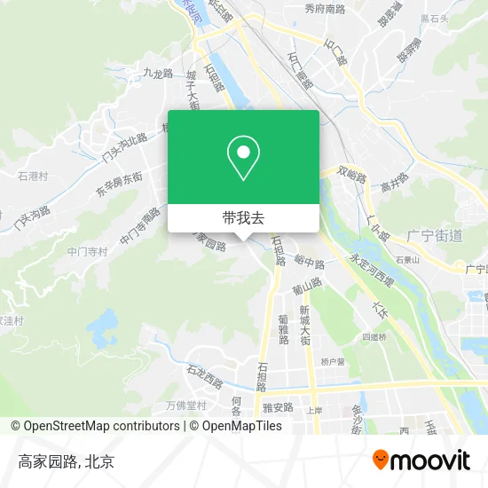 高家园路地图