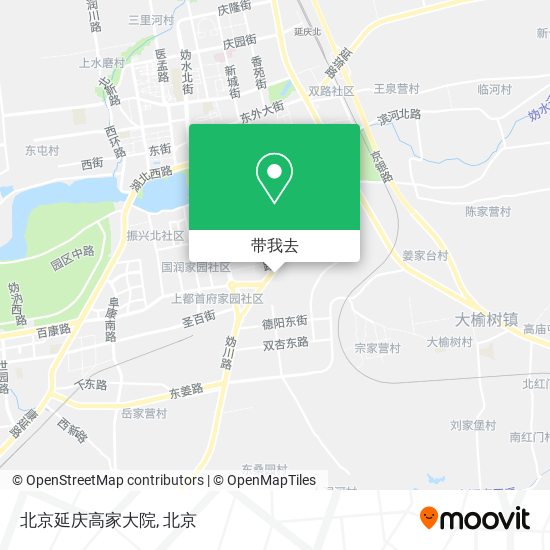 北京延庆高家大院地图