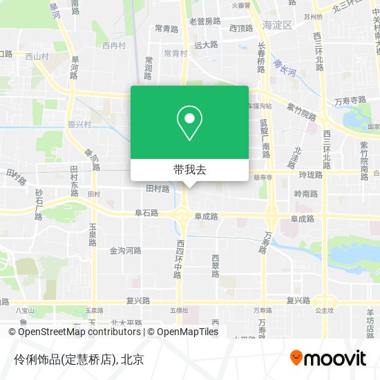 伶俐饰品(定慧桥店)地图