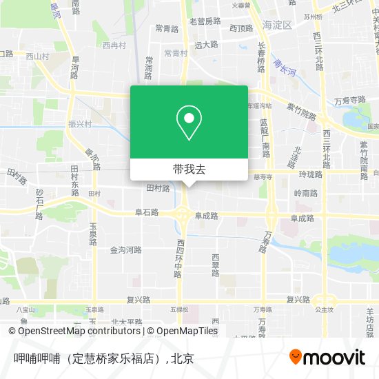 呷哺呷哺（定慧桥家乐福店）地图