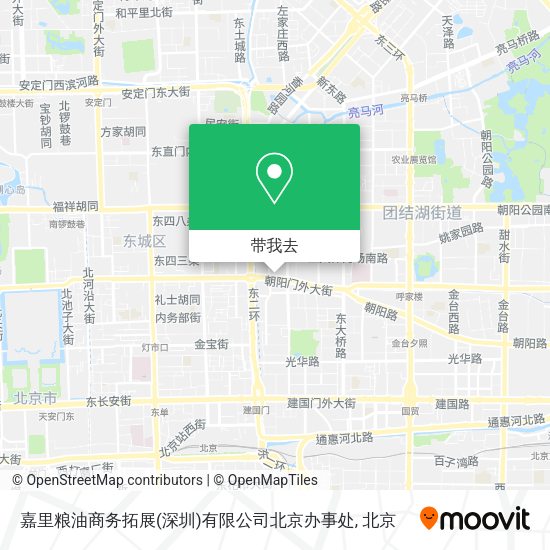 嘉里粮油商务拓展(深圳)有限公司北京办事处地图