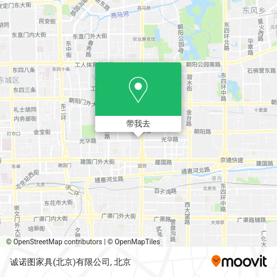 诚诺图家具(北京)有限公司地图
