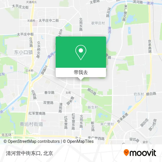 清河营中街东口地图