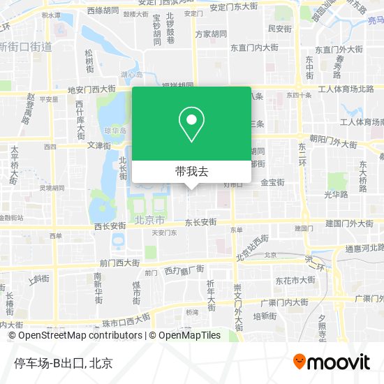 停车场-B出囗地图