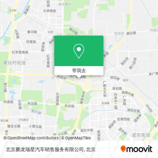 北京鹏龙瑞星汽车销售服务有限公司地图