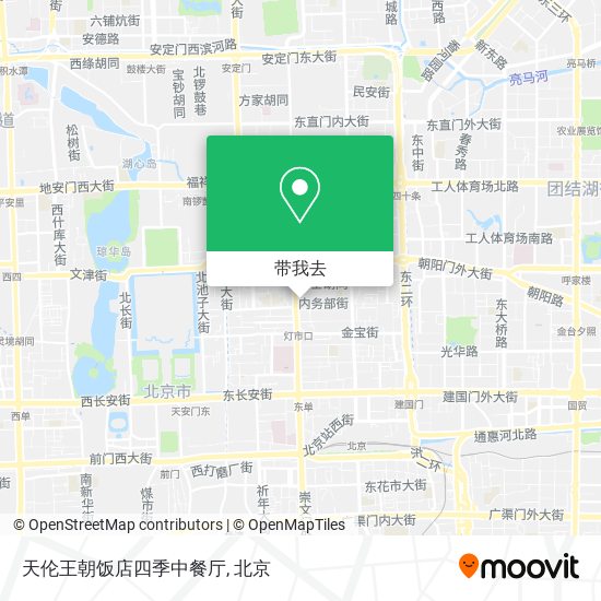 天伦王朝饭店四季中餐厅地图