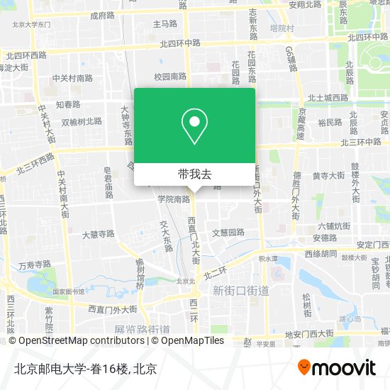 北京邮电大学-眷16楼地图