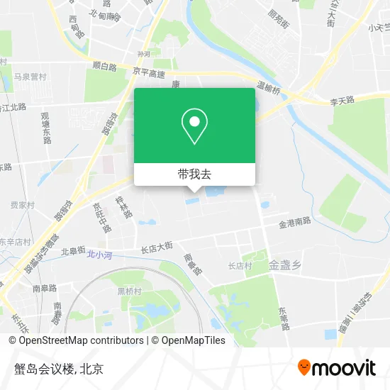 蟹岛会议楼地图