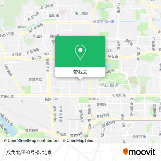八角北里-8号楼地图