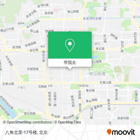八角北里-17号楼地图