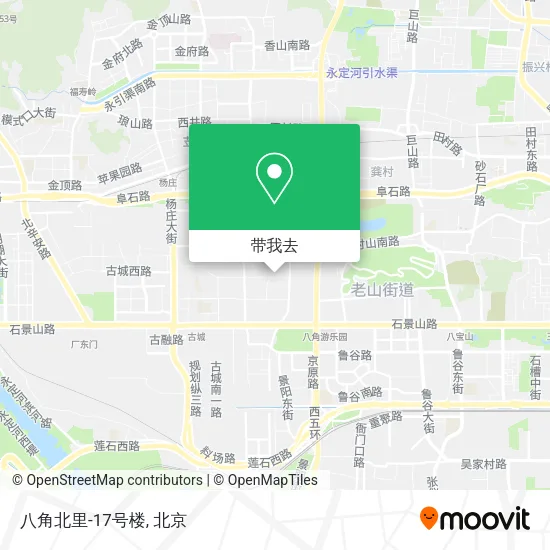 八角北里-17号楼地图
