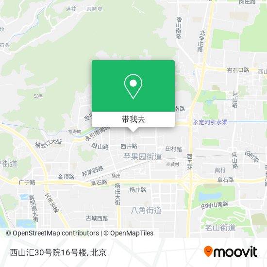 西山汇30号院16号楼地图